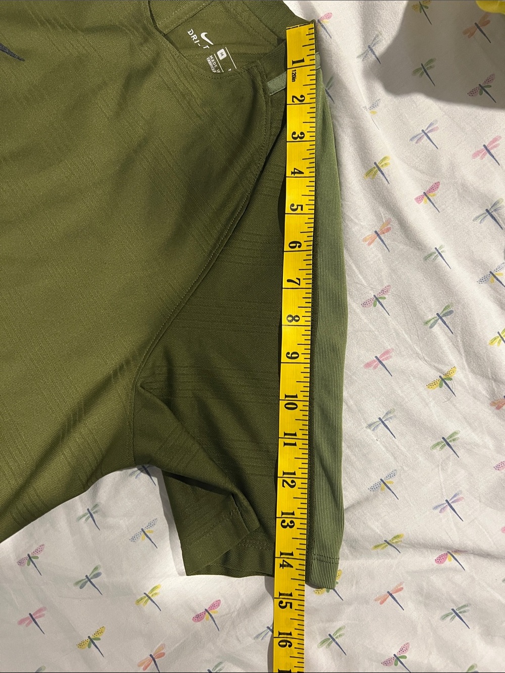 Nike Olive Green Dri-FIT Athletic Tee - Picture 9 of 9